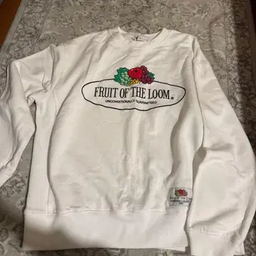 FRUIT OF THE LOOM 화이트 맨투맨