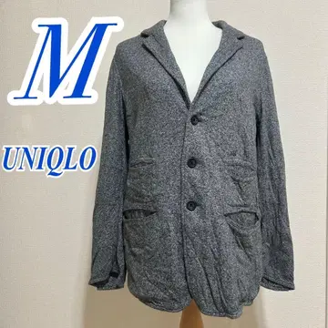 유니클로 그레이 자켓 깔끔한 오피스 캐주얼