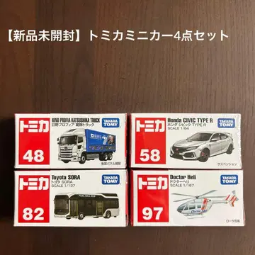 [ 미개봉 새상품 ] 토미카 미니카 4세트