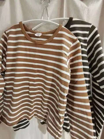 IENA 크루넥 보더 풀오버