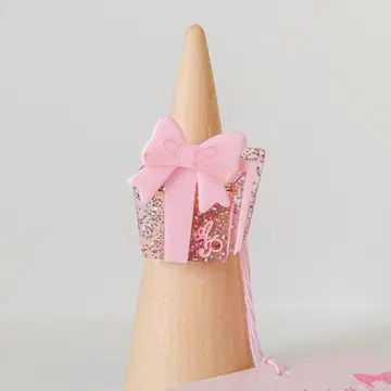 Angelic Pretty 선물 리본 링 미사용 새상품