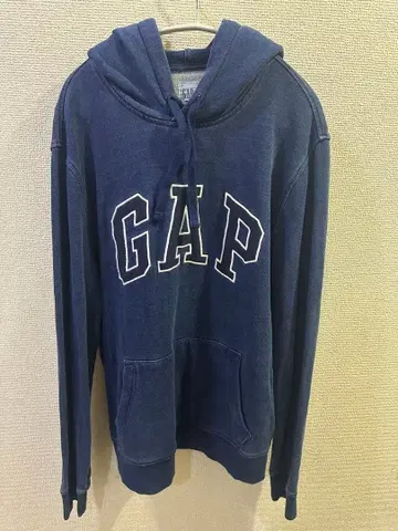 GAP 네이비 후드 부착 후드티 M