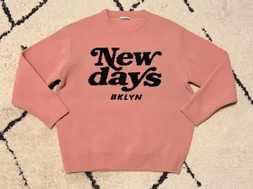 BAYFLOW 아크릴 니트 스웨터 핑크