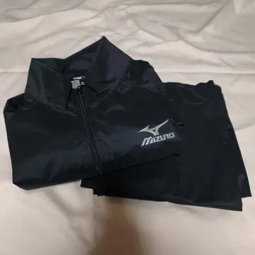 [MIZUNO] 레인 자켓 & 팬츠 (XL/09 블랙)