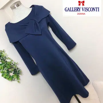 갤러리 비스콘티 리본풍 네이비 원피스 2