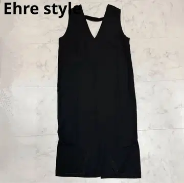 14Ehre style 에레스틸 레이어드 원피스 여성용 블랙