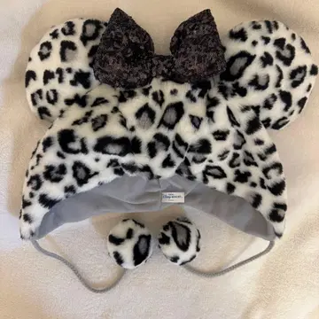 디즈니 레오파드 무늬 팬캡 미니