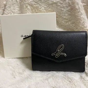 agnesb 에네스베 블랙 접이식 지갑
