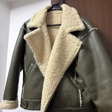 moussy FAUX LEATHER BONDING 자켓