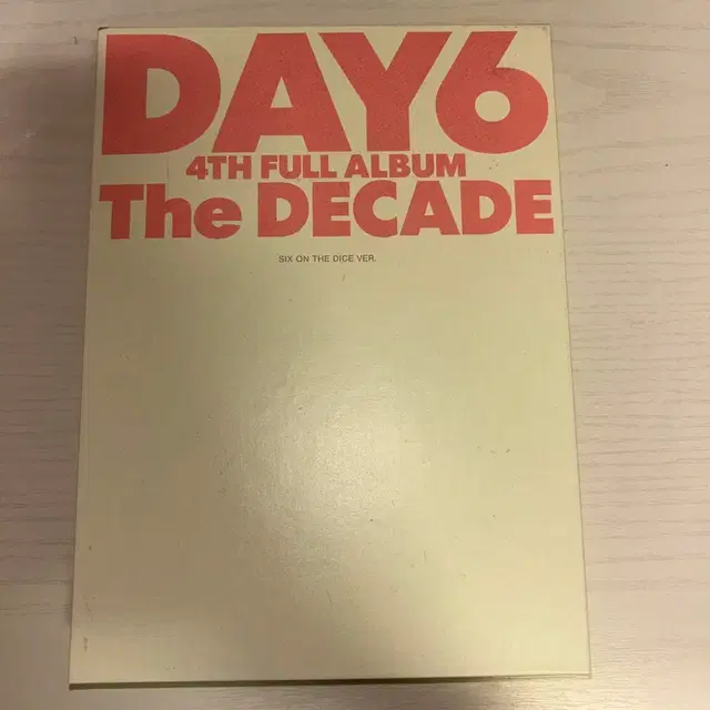데이식스 The Decade SIX ON THE DICE ver