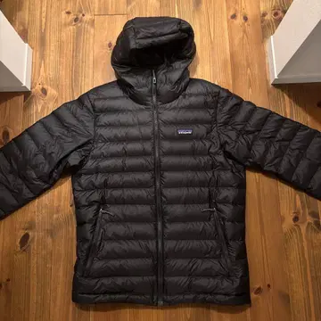 새상품급 patagonia 다운 스웨터 후디 블랙 S