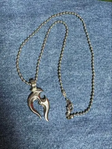 빈티지 y2k 그런지 실버 목걸이