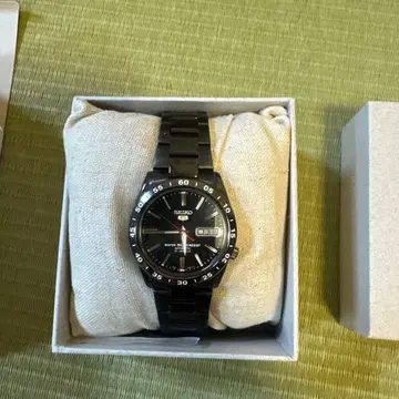 SEIKO 자동 손목시계 블랙