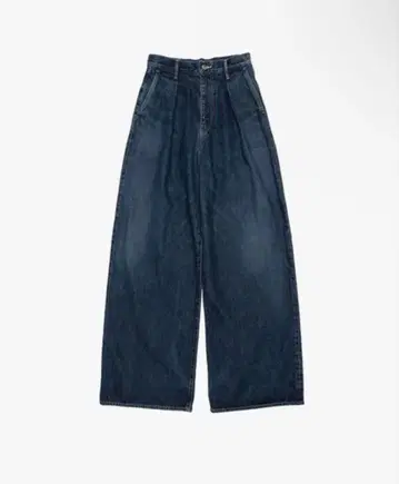 Selvage Denim Two Tuck Wide Pants