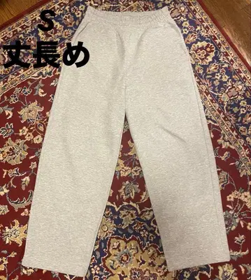 [ 긴 길이 ] UNIQLO C 맨투맨 와이드 팬츠 그레이