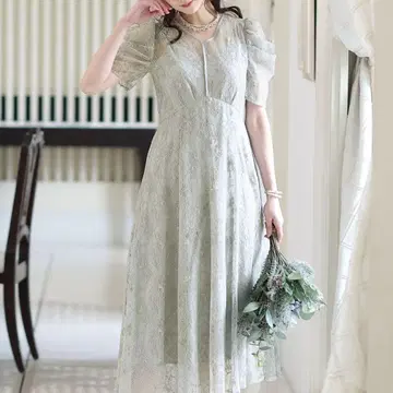 개더 슬리브 파티 드레스 포멀 포멀 경사