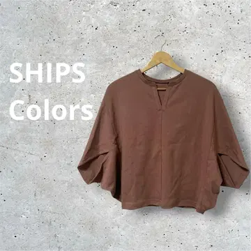 [ SHIPS Colors ] 변형 슬리브 V넥 풀오버 프리 사이즈