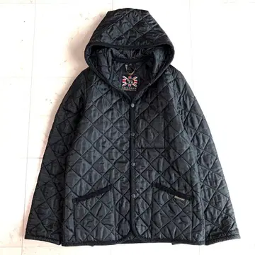 라벤햄 퀼팅 자켓 블랙 40