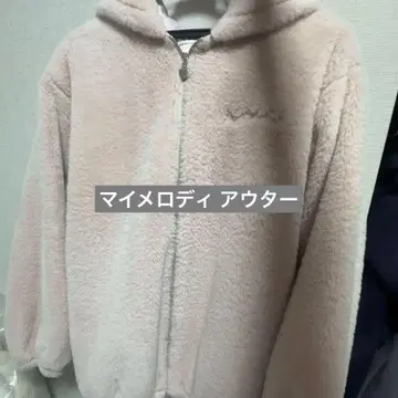 아베일 마이멜로디 귀 달린 후드티 아우터 퍼 M 사이즈