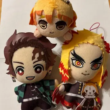 귀멸의 칼날 봉제 인형 카마도 탄지로 렌고쿠 쿄쥬로 아가츠마 젠이츠