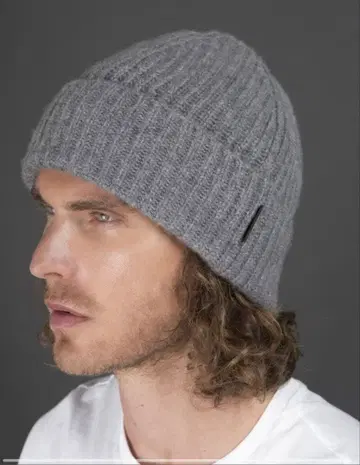 [ 새상품급 ] Moorer 몽골 캐시미어 니트 모자 비니 가을/겨울