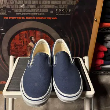 골든 사이즈 00s VANS 반스 슬립온 네이비 스케이터