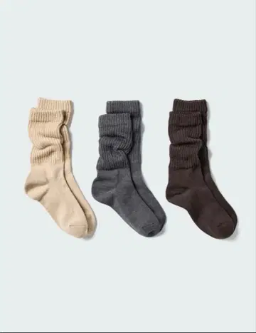 유니클로 루즈 삭스 3켤레 세트