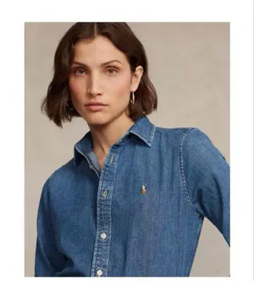 랄프 로렌 데님 셔츠 XS