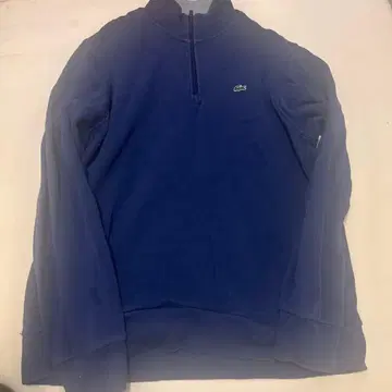 LACOSTE 네이비 하프 지퍼 트레이닝복 사이즈 6