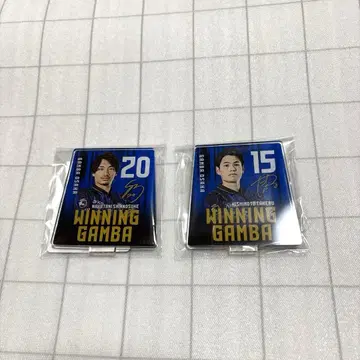 감바 오사카 사다리꼴 아크릴 스탠드 나카타니 신노스케, 키시모토 타케루