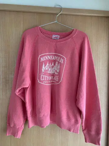 새상품급 빈티지 맨투맨 [ Freaks store ] 핑크