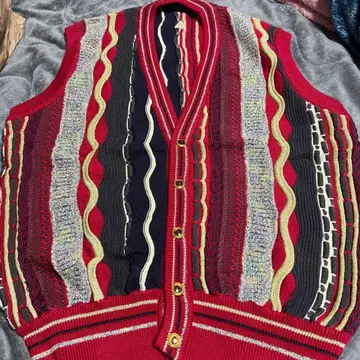 점보 오자키 브랜드 컨디션 최상 니트 베스트 L 사이즈