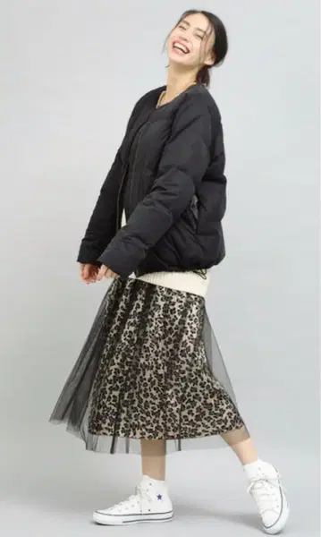 VIS 노카라 다운 자켓 다운 50% 페더 50%