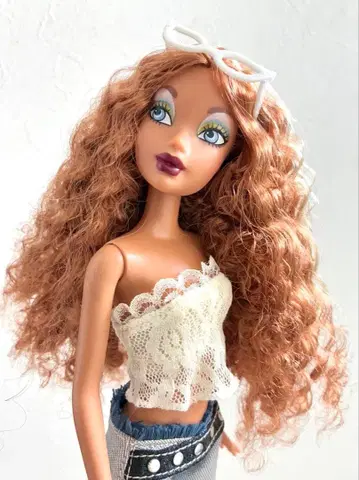 마이 씬 바비 블랙 데님