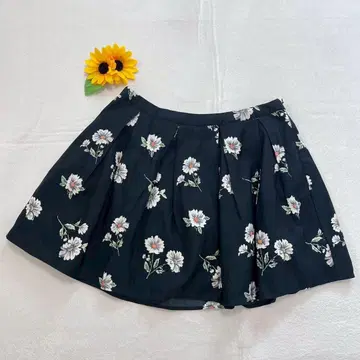 포에버 투에니원 [ XL ] 꽃무늬 스커트 미니 스커트 플레어 스커트