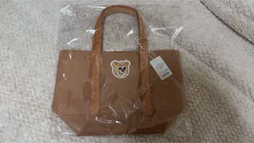 러브러리 바이 페이러 올드 테디 와펜 토트백 베이지 소