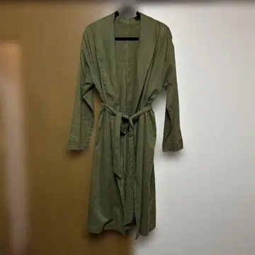 가운 가운풍 롱 코트 얇은 소재 아우터 가디건 겉옷