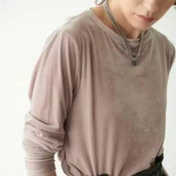 북유럽 생활 잡화점 부드러운 윤기의 벨로아 티셔츠