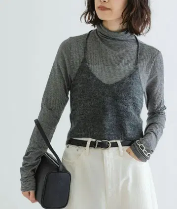 [ URBAN RESEARCH ] 헤어리 니트 뷔스티에