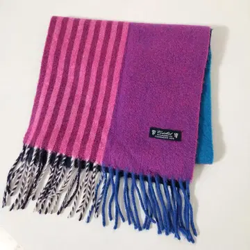 크리켓 캐시미어 머플러 멀티 컬러 새상품급