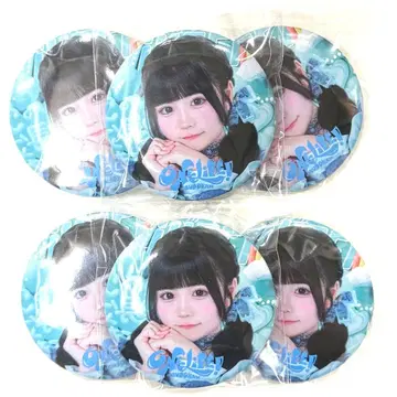 iLiFE! 무지개 깃털 미니 캔뱃지 x 6