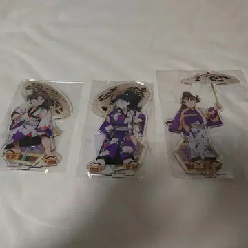 닌타마 극락탕 아크릴 스탠드 3개 세트