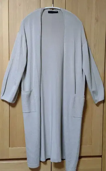 CYNICAL 베이지 롱 가디건