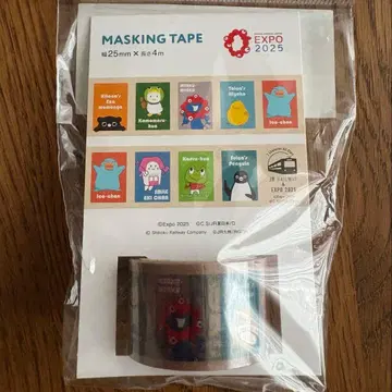 박람회 2025 마스킹 테이프 미야쿠미야쿠 철도 7사 Suica 펭귄