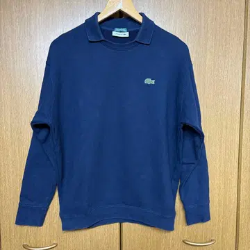 라코스테 x 빔즈 보이 별주 폴로 맨투맨 네이비