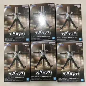 원피스 피그라이프 해적 사냥꾼 조로 피규어 6개 세트