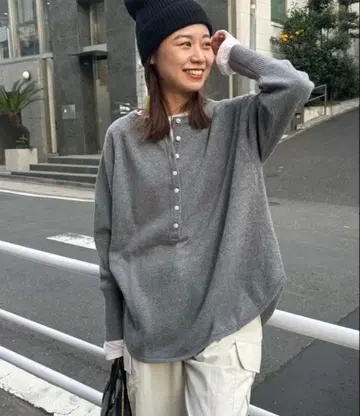 JOURNAL STANDARD 울 믹스 2way 빅 풀오버