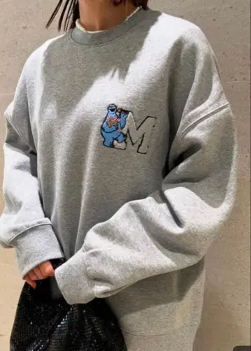 Mila Owen [ SESAME STREET ] M 자수 풀오버