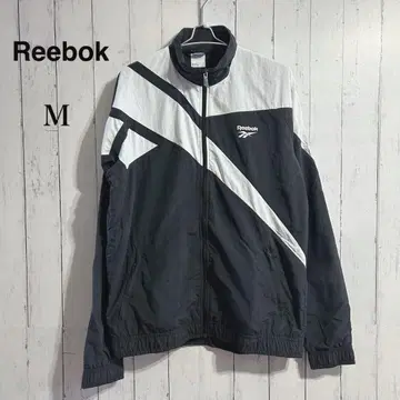 Reebok 나일론 자켓 M 블랙/화이트