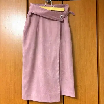 저스길리티 타이트 스커트 핑크